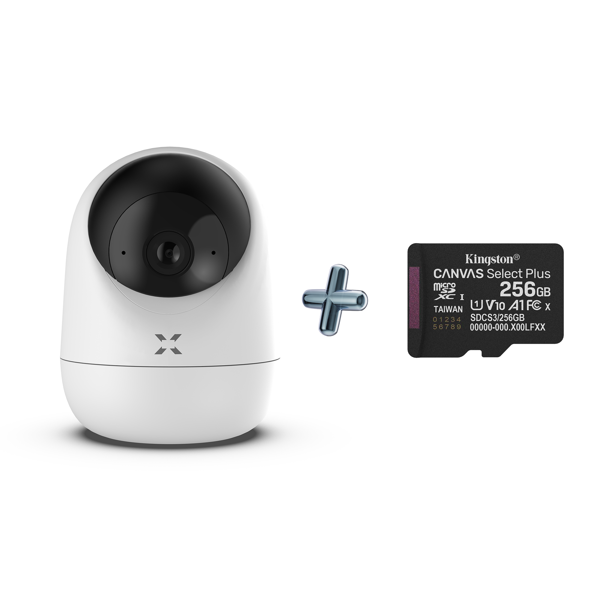 Xenon Smart Akıllı Iç Mekan Kamera ve Hafıza Kartı Seti (256 GB SD Kart) - Image 1