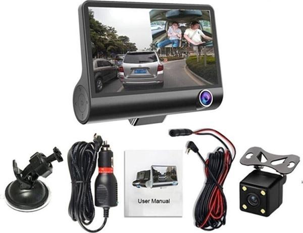 Full Hd 4"ekran 1080p 3 Kameralı Araç Içi Güvenlik Kamera 3kamera - Image 1