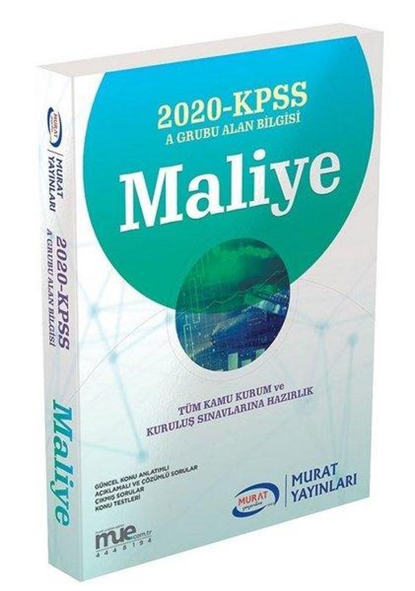 2020 KPSS A Grubu Maliye Tüm Kamu Kurum ve Kuruluş Sınavlarına Hazırlık - Ankara Murat Yayıncılık - Image 1