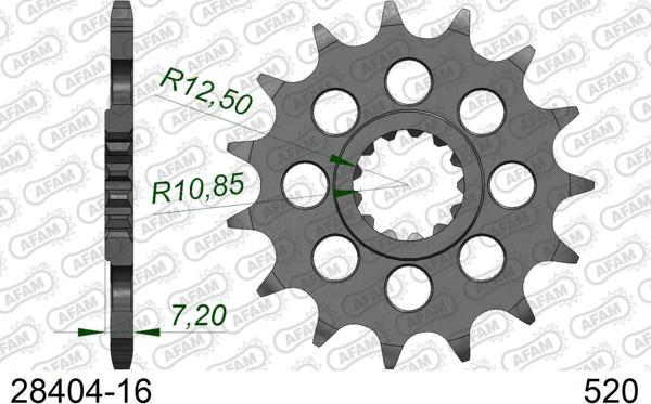 AFAM COUNTERSHAFT SPROCKET #520 - Image 1