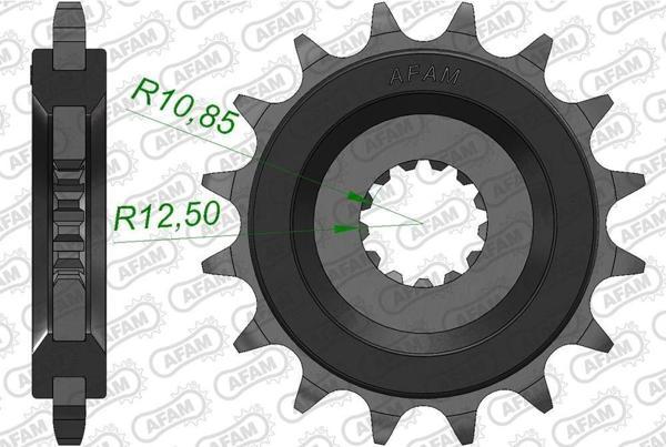 AFAM SUZUKI DL1000 V-STROM / KAWASAKI ZX-10R KAUÇUK ÖN DİŞLİ #525 - Image 1