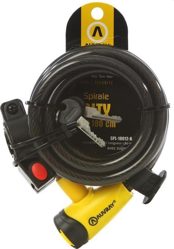 Auvray Spiral Motosiklet Kilidi 180 Cm - Image 1