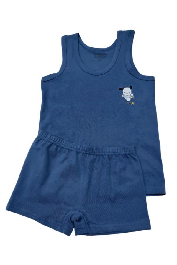 Benitto Kids Katamino Erkek Çocuk Rahat Pamuklu 2'Li Atlet Ve Boxer Takımı - Image 1