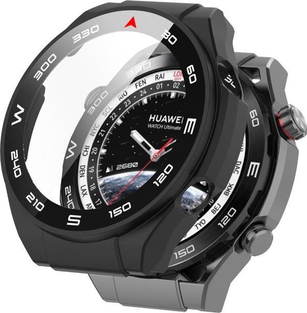 Microsonic Huawei Watch Ultimate Kılıf Clear Premium Slim WatchBand Siyah - Image 1