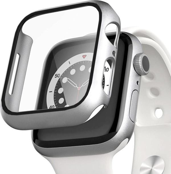 Microsonic Apple Watch Ultra Kılıf Matte Premium Slim WatchBand Gümüş - Image 1
