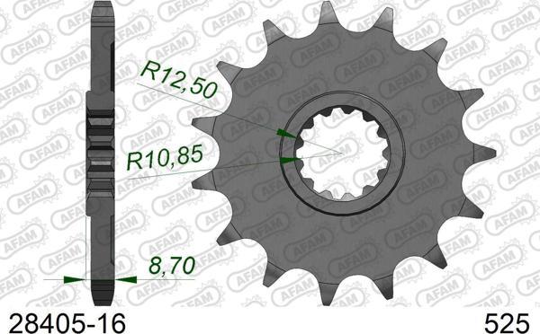 AFAM KAWASAKI ZX-9R ÇELİK ÖN DİŞLİ #525 - Image 1