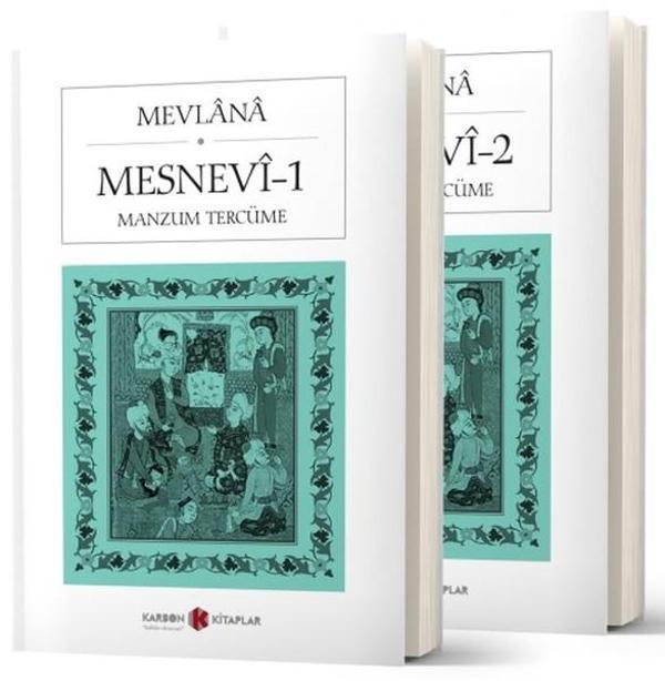 Mesnevi Manzum Tercüme-2 Cilt Takım - Karbon Kitaplar - Image 1