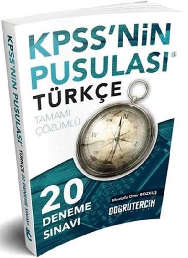 2018 KPSS'nin Pusulası Türkçe Tamamı Çözümlü 20 Deneme Sınavı - Doğru Tercih Yayınları - Image 1
