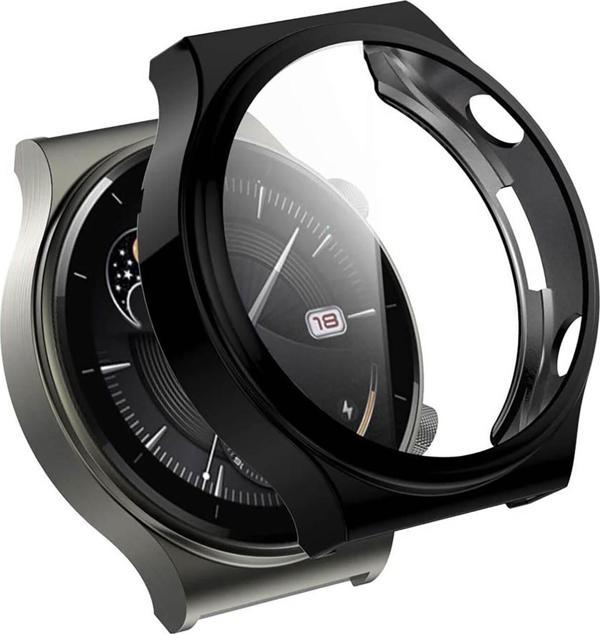 Microsonic Huawei Watch GT2 Pro Kılıf 360 Full Round Soft Silicone Siyah - Image 1