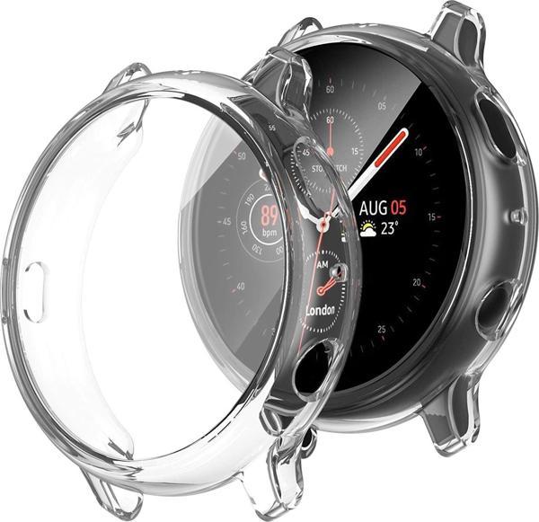 Microsonic Samsung Galaxy Watch Active 2 40mm Kılıf 360 Full Round Soft Silicone Şeffaf - Image 1