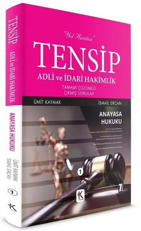 Tensip Adli ve İdari Hakimlik-Anayasa Hukuku-Tamamı Çözümlü Çıkmış Sorular - Kuram - Image 1