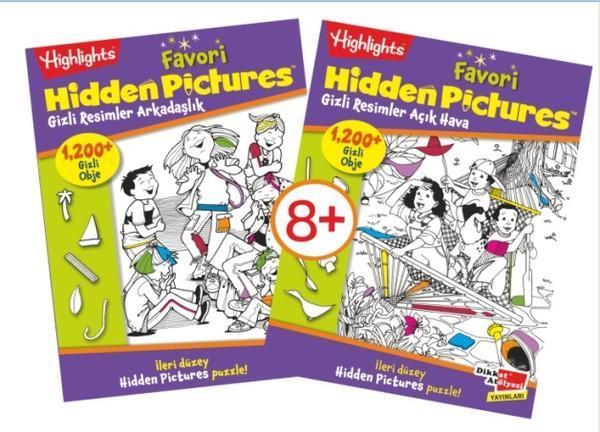 Highlights Favori Hidden Pictures 2'li Set Gizli Resimler - Dikkat Atölyesi Yayınları - Image 1