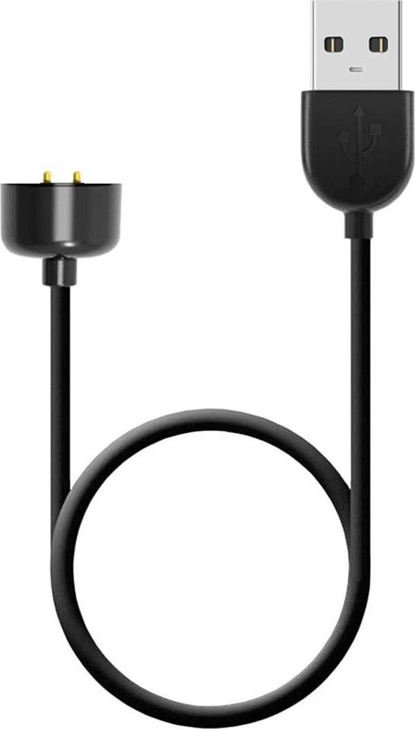 Microsonic Xiaomi Mi Band 5 Manyetik USB Şarj Kablosu Siyah - Image 1