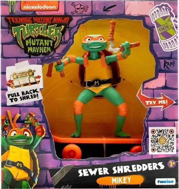TMNT Mutant Mayhem Aksiyon Figür Mıkey 71055 - Image 1