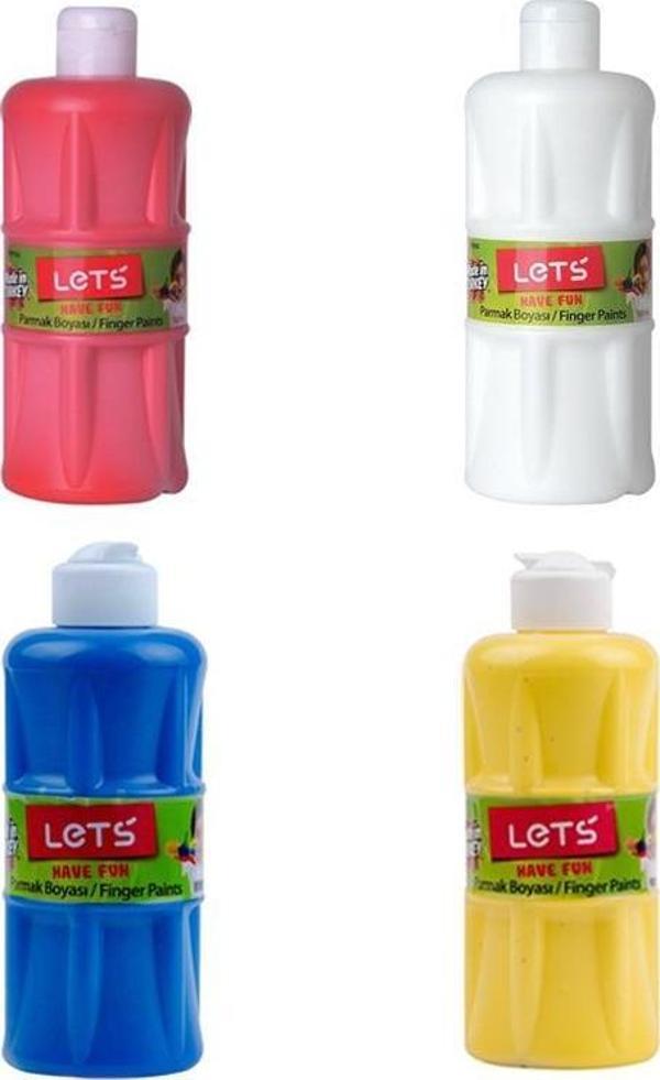 Lets Parmak Boyası 500ml 4lü Set 1 - Image 1
