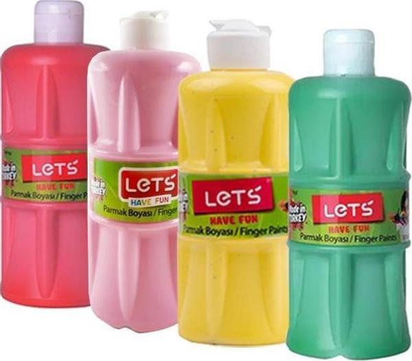 Lets Parmak Boyası 500ml 4lü Set 3 - Image 1