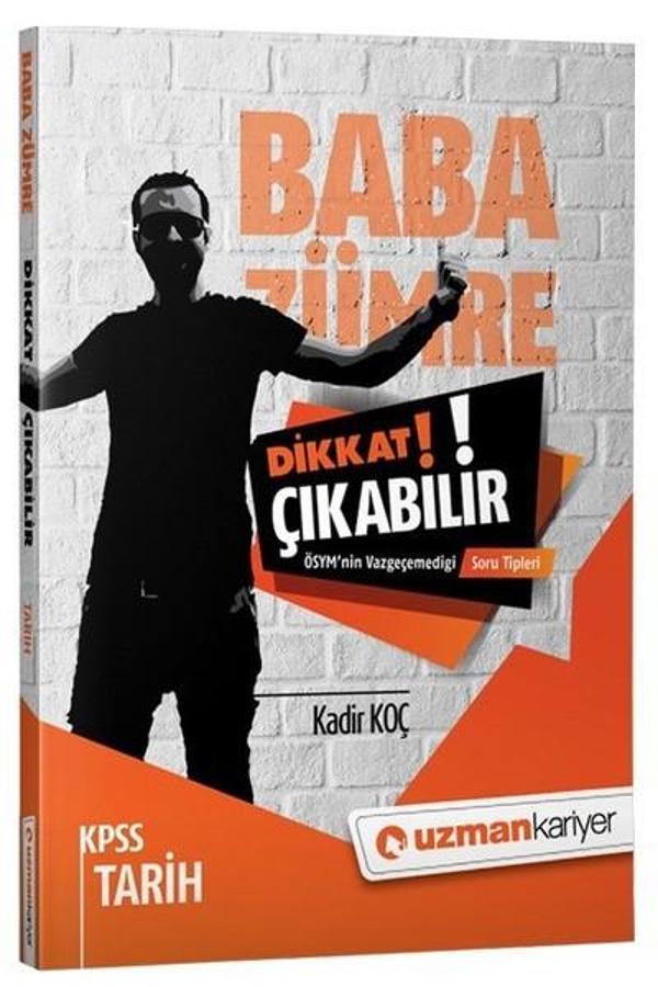 2018 KPSS Tarih-Baba Zümre Dikkat Çıkabilir! - Uzman Kariyer Yayınları - Image 1