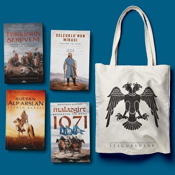 Selçuklular Seti-4 Kitap Takım-Bez Çanta Hediyeli - Kronik Kitap - Image 1