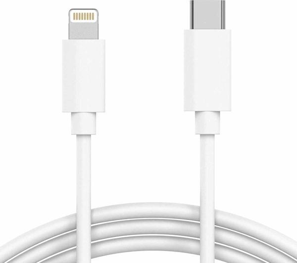 Microsonic Apple iPhone 13 Pro Max Type-C - Lightning Kablo Beyaz - Image 1