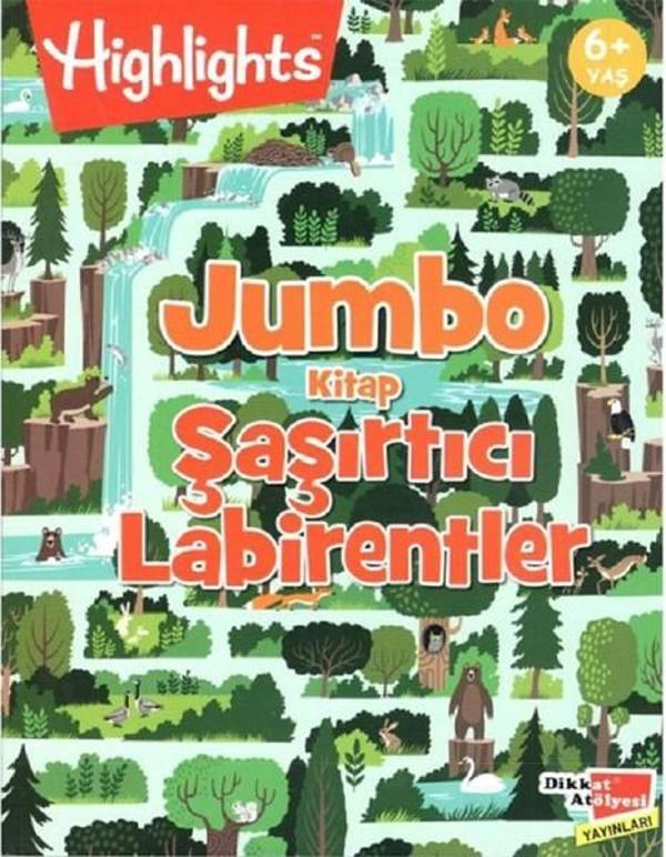 Highlights Jumbo Kitap-Şaşırtıcı Labirentler - Dikkat Atölyesi Yayınları - Image 1