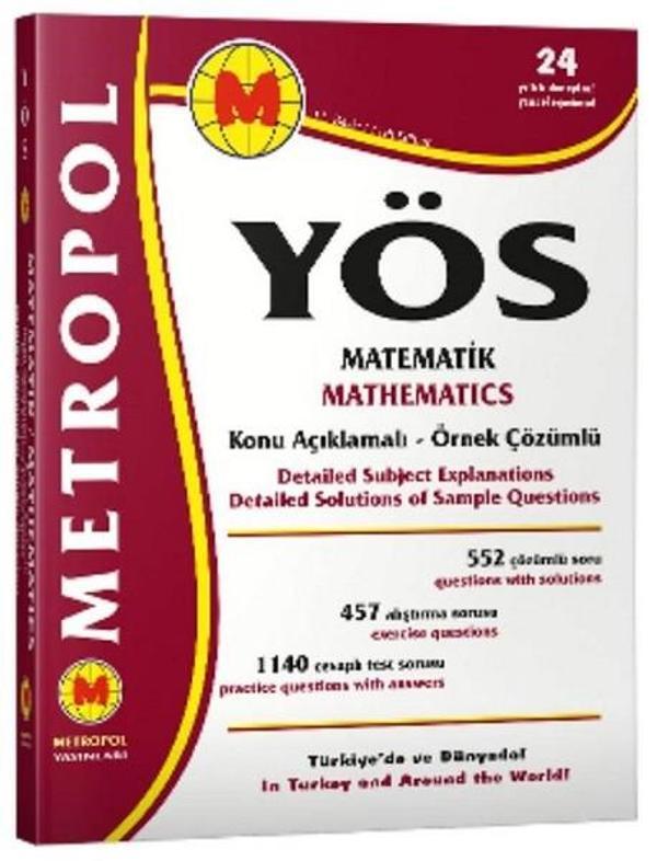 YÖS Matematik Konu Açıklamalı Örnek Çözümlü - Metropol Yayınları - Image 1