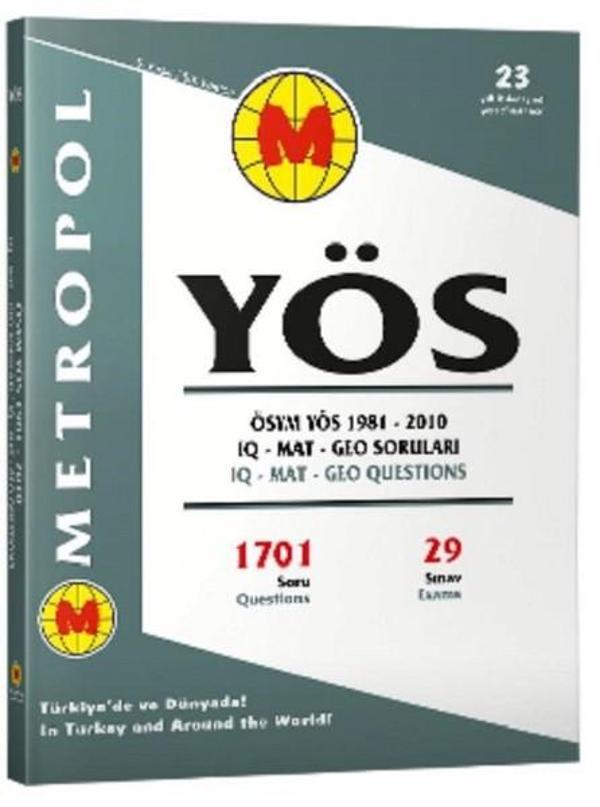 YÖS 1981 2010 ÖSYM Sınavları - Metropol Yayınları - Image 1