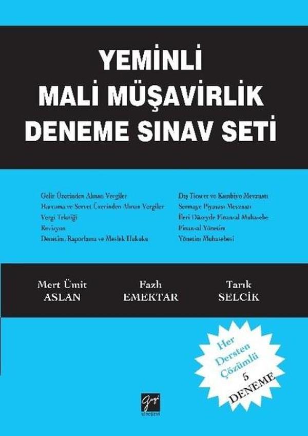 Yeminli Mali Müşavirlik Deneme Sınav Seti - Gazi Kitabevi - Image 1
