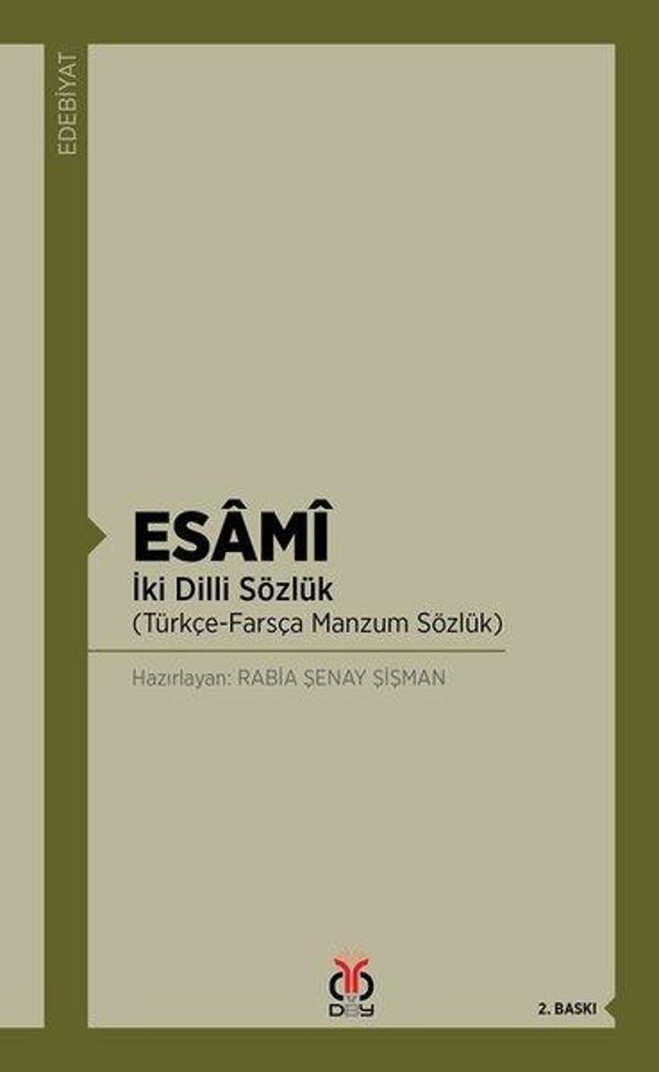 Esami-İki Dilli Sözlük Türkçe Frasça Manzum Sözlük - DBY Yayınları - Image 1