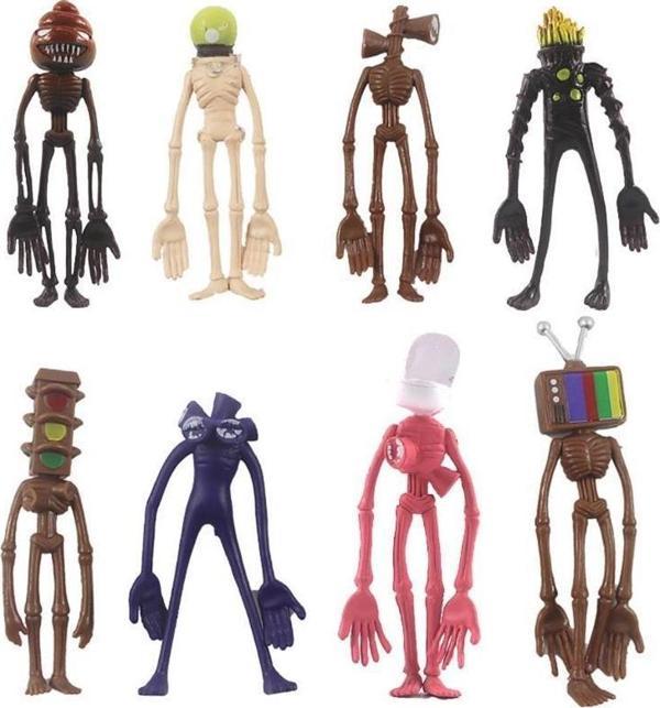 Schulzz Siren Kafa 8 adet 10-12 cm figur set - Image 1