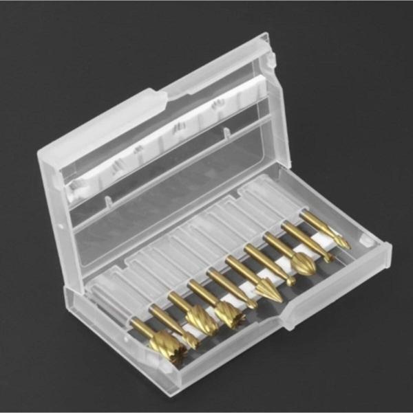 Dremel Vb Gravür Ahşap Oyma Ve Şekillendirici Uç Seti(Titanyum Kaplama - 10 Adet) - Image 1