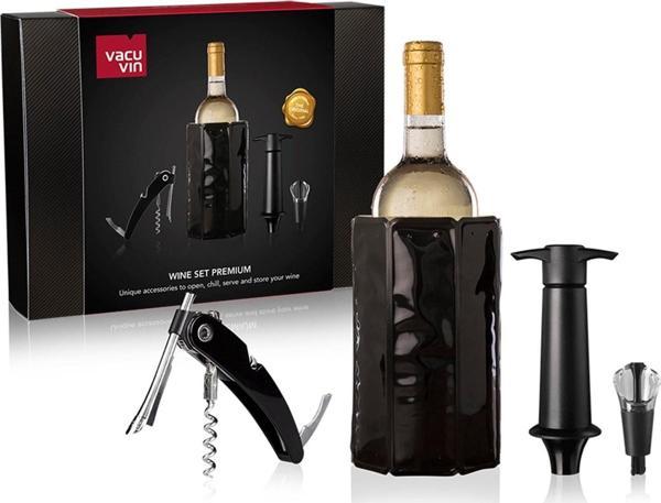 Vacu Vin 3890460 Şarap Seti Premium 4 Parça Hediye Kutulu - Image 1