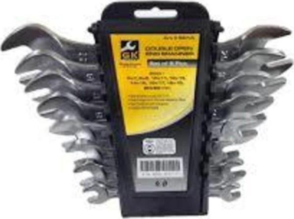 Gk Tools 8 Parça Açık Ağız Anahtar Takımı A Kalite Set - Image 1