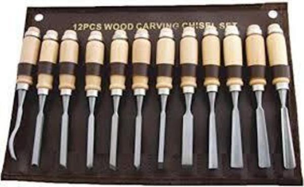 Rox Wood Ahşap Oyma Iskarpela Seti 12 Parça - Image 1