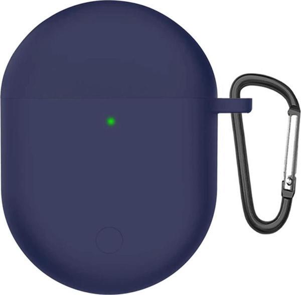 Microsonic Xiaomi Redmi Buds 4 Kılıf Askılı Mat Silikon Lacivert - Image 1
