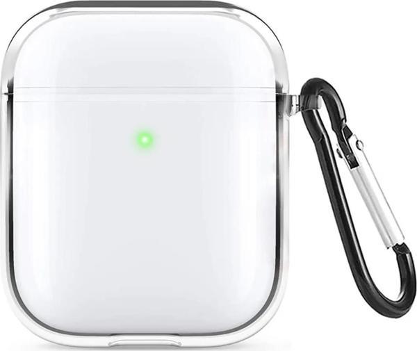 Microsonic AirPods 1. Nesil / 2. Nesil Kılıf Transparent Clear Soft Şeffaf - Image 1