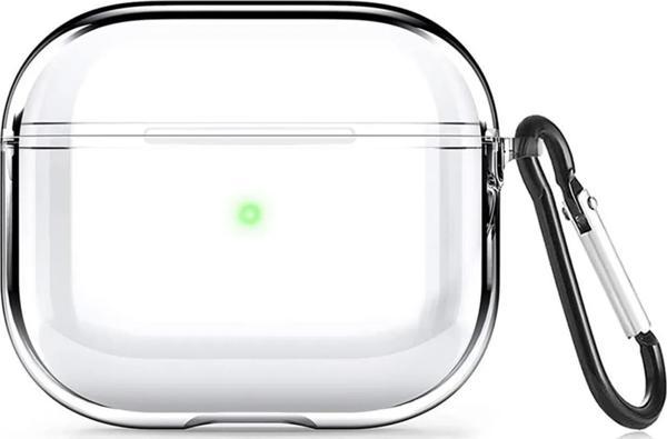Microsonic AirPods 3. Nesil Kılıf Transparent Clear Soft Şeffaf - Image 1