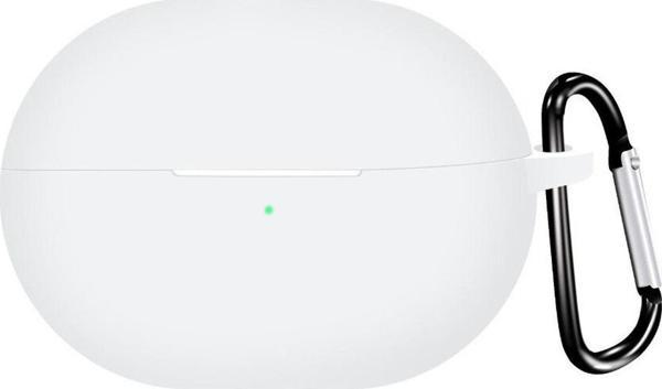 Microsonic Huawei FreeBuds Pro 3 Kılıf Askılı Mat Silikon Beyaz - Image 1