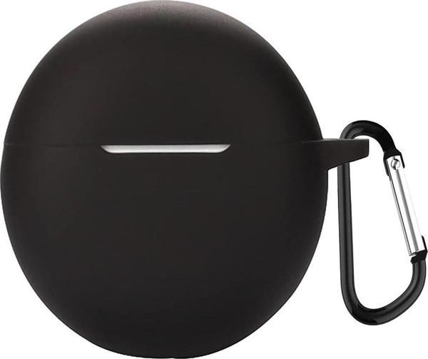 Microsonic Oppo Enco Buds 2 Mat Silikon Kılıf Siyah - Image 1