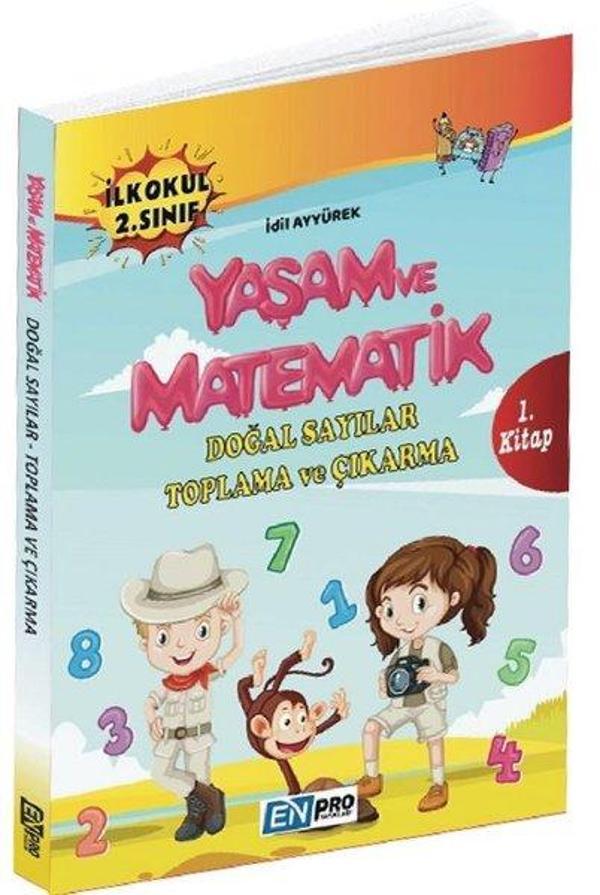 İlkokul 2.Sınıf 1.Kitap-Doğal Sayılar Toplama ve Çıkarma-Yaşam ve Matematik - Enpro Yayınları - Image 1