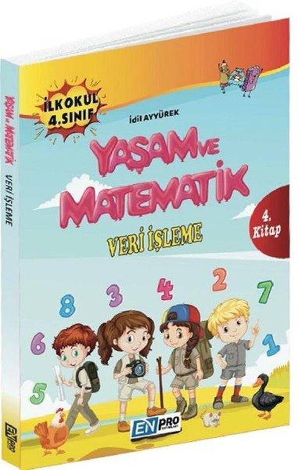 İlkokul 4.Sınıf 4.Kitap-Veri İşleme-Yaşam ve Matematik - Enpro Yayınları - Image 1