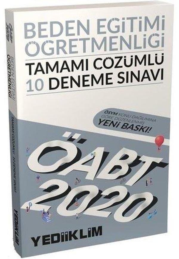 2020 KPSS ÖABT Beden Eğitimi Öğretmenliği Tamamı Çözümlü 10 Deneme Sınavı - Yediiklim Yayınları - Image 1