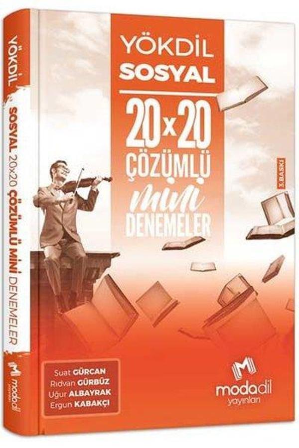 Modadil Yayınları Yökdil Sosyal Bilimler 2020 Mini Denemeler - Modadil Yayınları - Image 1