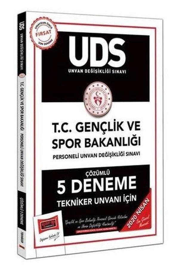 Yargı Yayınları 2020 Uds T.C. Gençlik Ve Spor Bakanlığı Tekniker Unvanı İçin Çözümlü 5 Deneme - Yargı Yayınları - Image 1
