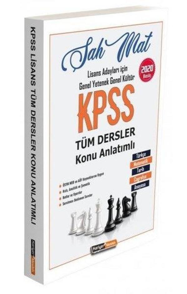 Kariyer Meslek 2020 KPSS Şah Mat Genel Yetenek Genel Kültür Tüm Dersler Konu Anlatımlı - Kariyer Meslek - Image 1