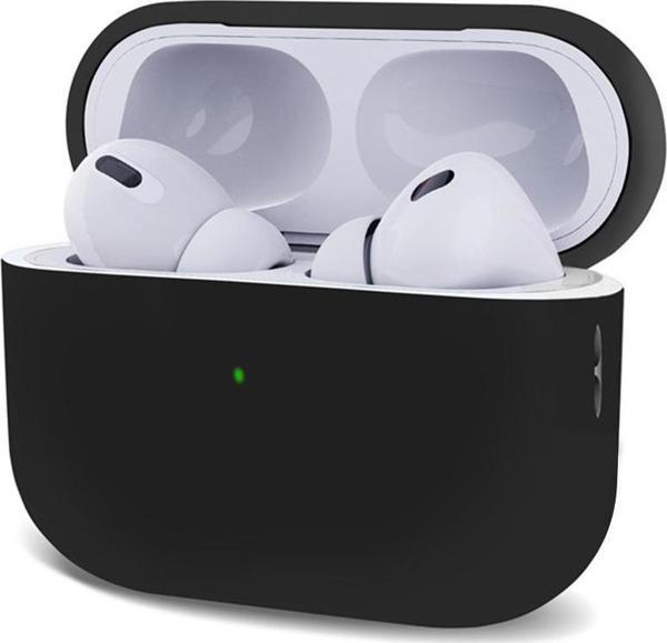 Microsonic AirPods Pro 2.Nesil Kılıf Mat Silikon Siyah - Image 1