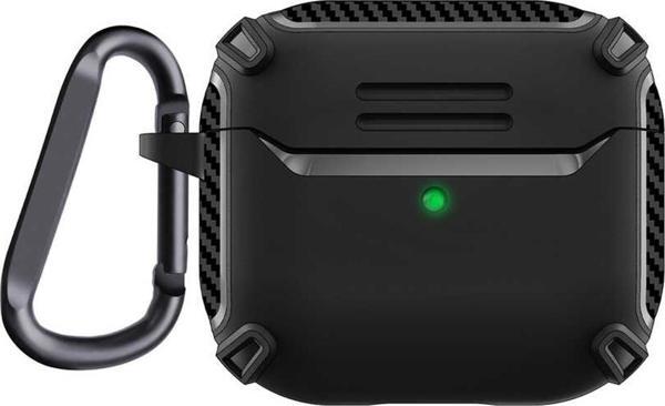 Microsonic Apple AirPods 3 Legacy Cube Kılıf Siyah - Image 1