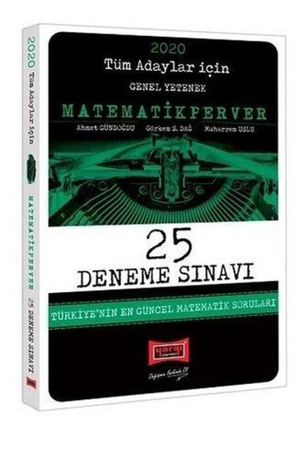 2020 Tüm Adaylar İçin MatematikPerver 25 Deneme Sınavı - Yargı Yayınları - Image 1