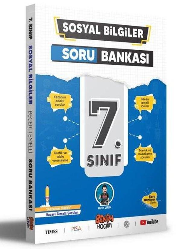 7.Sınıf Sosyal Bilgiler Soru Bankası - Benim Hocam Yayınları - Image 1