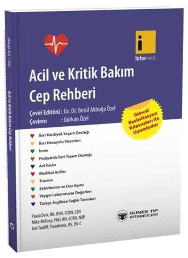 Acil ve Kritik Bakım Cep Rehberi - Güneş Tıp Kitabevleri - Image 1