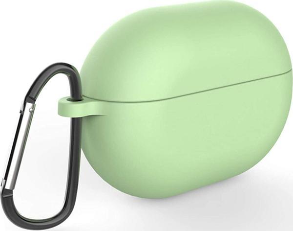 Microsonic Huawei FreeBuds Pro Mat Silikon Kılıf Yeşil - Image 1